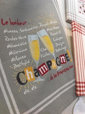 Fiche de broderie le champagne g046 de chez lilipoints 2