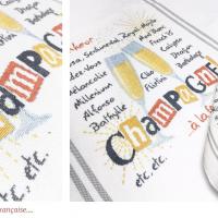 Fiche de broderie le champagne g046 de chez lilipoints 3