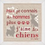 Fiche de broderie les chiens z003 lilipoints