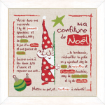 Fiche de broderie ma confiture de noel n020 de chez lilipoints