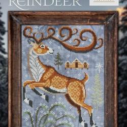 Fiche de broderie the reindeer cottage garden samplings