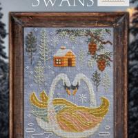 Fiche de broderie the swans cottage garden samplings 1