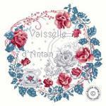 Fiche de broderie vaisselle d antant annick abrial