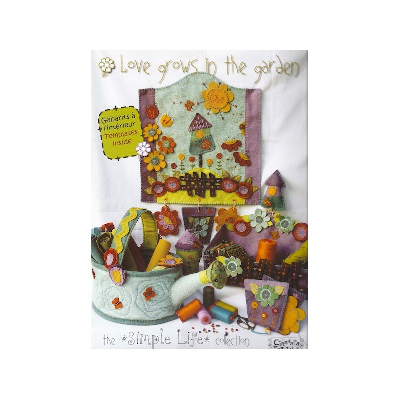 Fiche explicative des kits de feutrine love grows in the garden