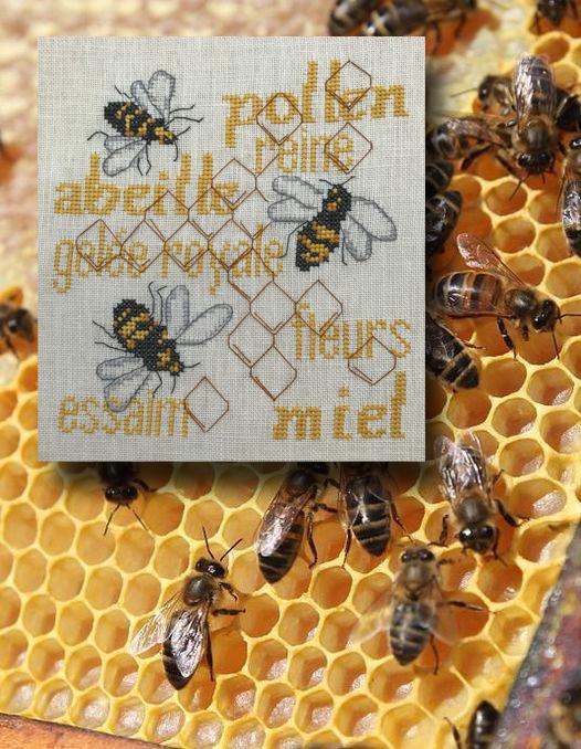 Fiche les abeilles au fil de martine n 1111