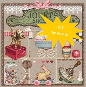 Fiche ou kit de point de croix jouets anciens 183 madame la fee 1