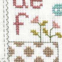 Fiche ou kit de point de croix morceaux choisis jardin prive ft111 3