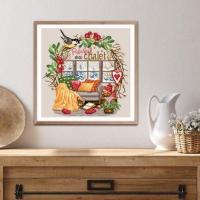 Fiche ou kit de point de croix reveil au chalet annick abrial 5