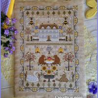 Fiche ou kit de point de croix summer sampler crocette a gogo 2