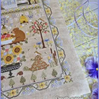 Fiche ou kit de point de croix summer sampler crocette a gogo 3