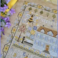 Fiche ou kit de point de croix summer sampler crocette a gogo 6