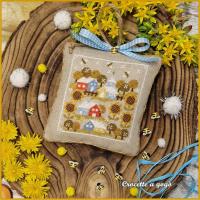Fiche ou kit de point de croix summer tiny village crocette a gogo 1