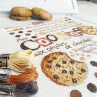 Fiche ou kits les cookies g052 fiche ou kits de points de croix lilipoints 2