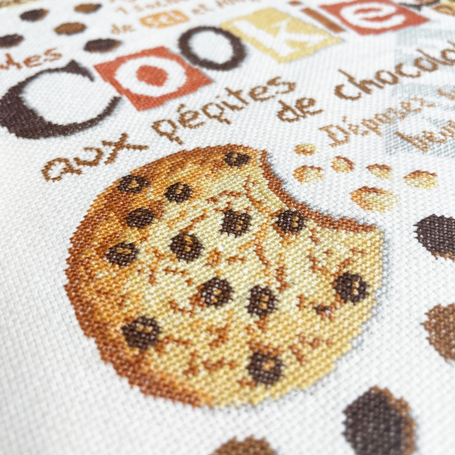 Fiche ou kits les cookies g052 fiche ou kits de points de croix lilipoints 3