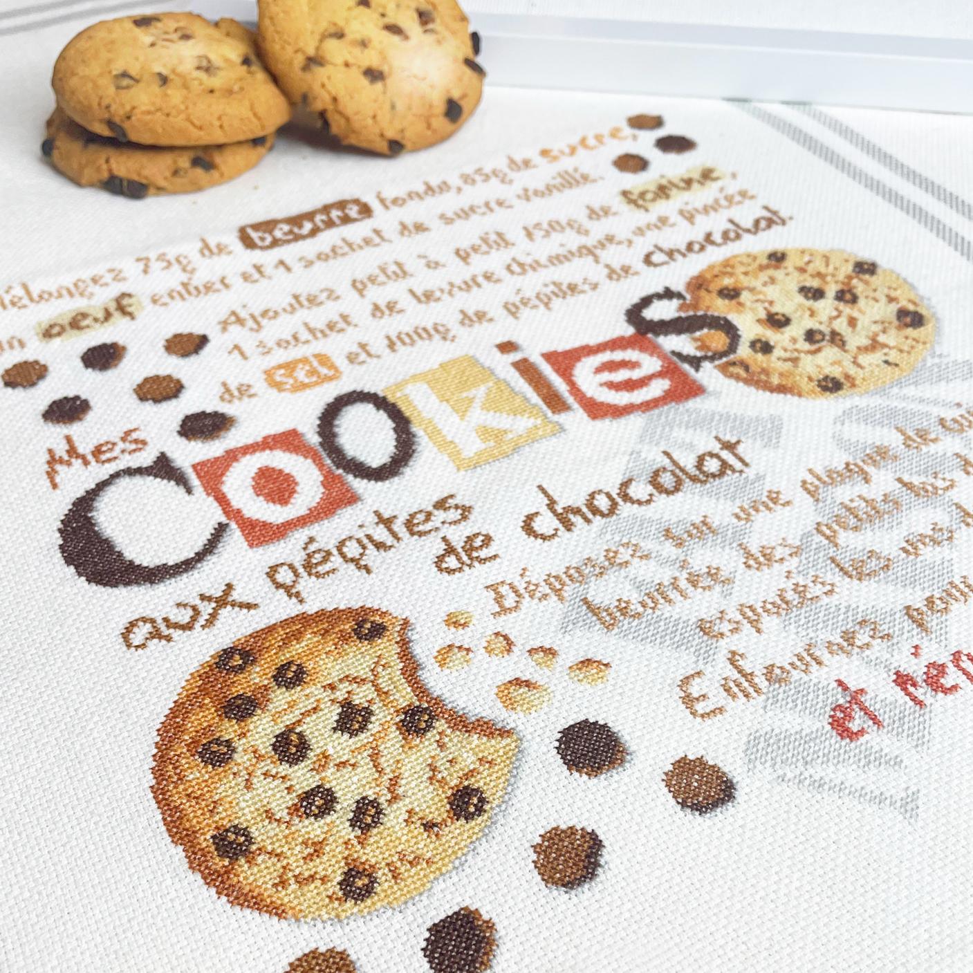 Fiche ou kits les cookies g052 fiche ou kits de points de croix lilipoints 4