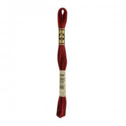Fil à broder spécial DMC Art.107 N°25 coloris Multicouleur Rouge 115