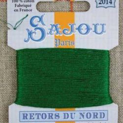 Fil à broder Retors du Nord Sajou carte 20 m - n°2014 Jardin
