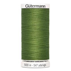 Fil à Coudre 100% Polyester 500m Coloris Kaki Vert 283 Gutermann