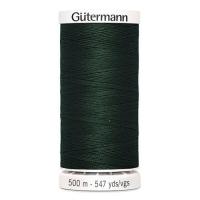 Fil à Coudre 100% Polyester 500m Coloris Vert Bouteille 472 Gutermann