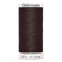 Fil à Coudre 100% Polyester 500m Coloris Marron Clair 694 Gutermann