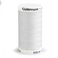 Fil à Coudre 100% Polyester 500m Coloris Blanc 800 Gutermann