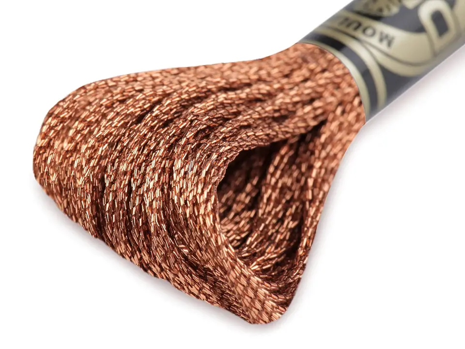 Fils a broder dmc effet lumiere metallique art 317w e301