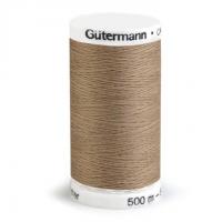 Fil à Coudre 100% Polyester 500m Coloris Brun 208 Gutermann