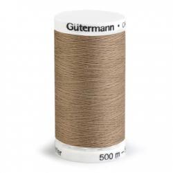 Fil à Coudre 100% Polyester 500m Coloris Brun 208 Gutermann