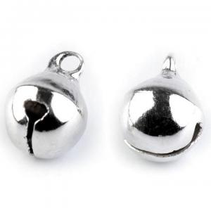 Grelot metal 8mm argent