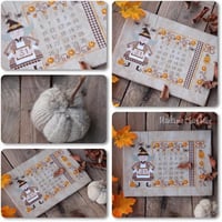 Halloween countdown compte a rebours d halloween fiche ou kit de point de croix madame chantilly 3