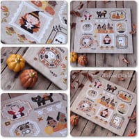 Halloween quaker fiche ou kit de point de croix madame chantilly 5