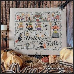 Halloween Time - Fiche de Point de Croix - Crocette a gogò