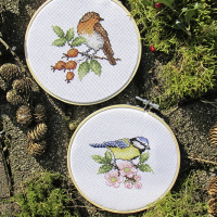 Heimische vogel oiseaux de la foret 147 lindner s kreuzstiche 3
