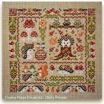 Herissons the world of hedgehogs kateryna stitchy princess fiche broderie