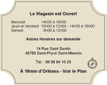 Heures ouverture la boutique de brode41