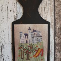 Hilltop Village in Summer T#2001 Thistles