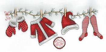 Holiday clothesline