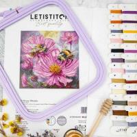 Honey blooms fleurs de miel kit de point de croix letistitch sletil9933 3