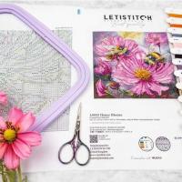 Honey blooms fleurs de miel kit de point de croix letistitch sletil9933 4