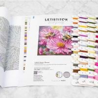 Honey blooms fleurs de miel kit de point de croix letistitch sletil9933 5