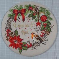 Fiche de broderie il etait une fois noel annick abriarl