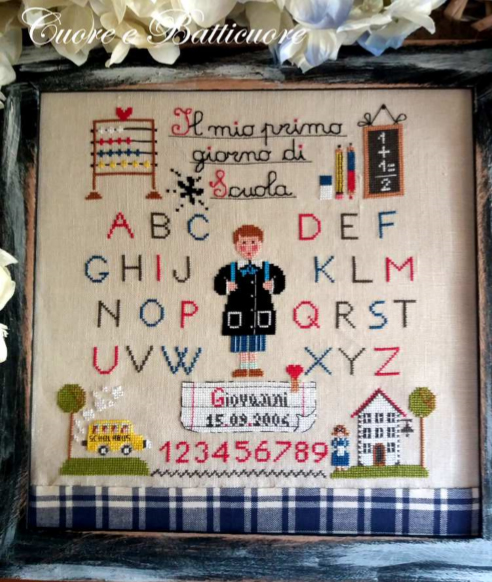 Il mio primo giorno di scuola bambino