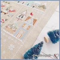 Inverno in citta fiche de point de croix crocette a gogo 5