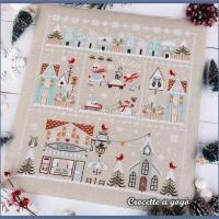 Inverno in citta fiche de point de croix crocette a gogo 8