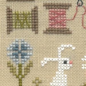 J aime broder ft122 fiche ou kit de point de croix de broderie jardin prive 1