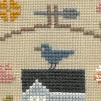 J aime broder ft122 fiche ou kit de point de croix de broderie jardin prive 2