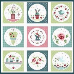 Jardin Anglais 238 Fleurs de Lin