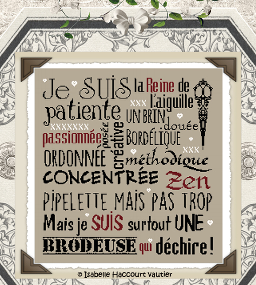 Je suis brodeuse bdn32