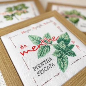 Kit de point de croix la menthe j027 lilipoints