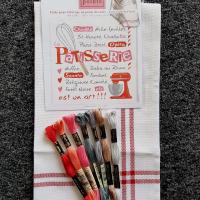Kit la patisserie g042 lilipoints torchon graziano fils dmc 2